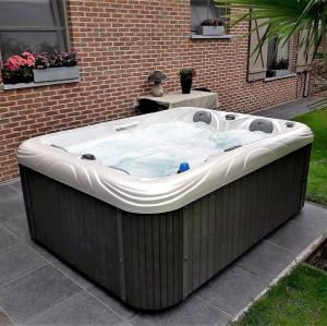 Quality Acrylic Outdoor Whirlpool Massage Hot Tub With Underwater LED Light wholesale