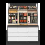 Eyeshadow Cologne Perfume Display Rack Cosmetic Rack Beauty Salon Cabinet White