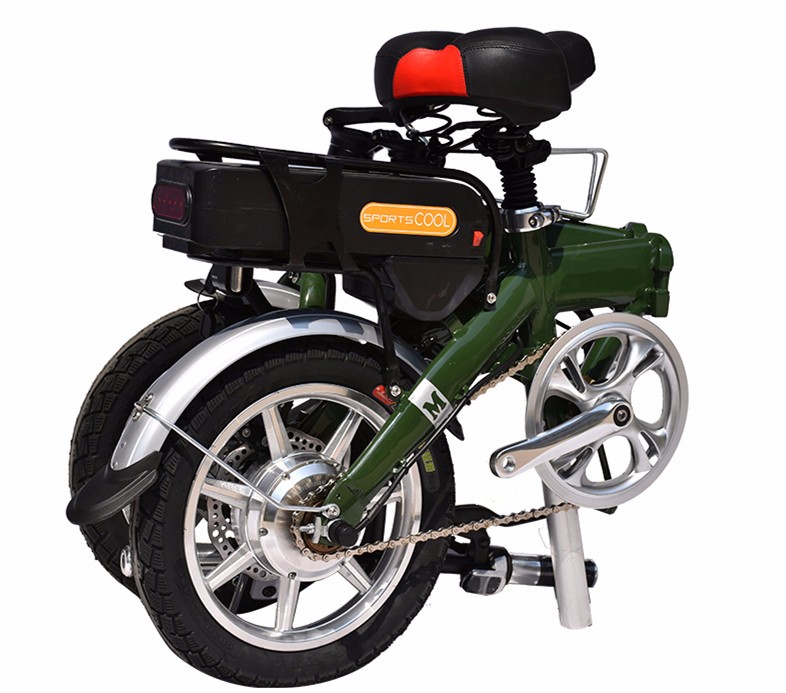 14" 48V 350W Mini Children's Electric Pocket Bike with Steel Frame and Easy Rider