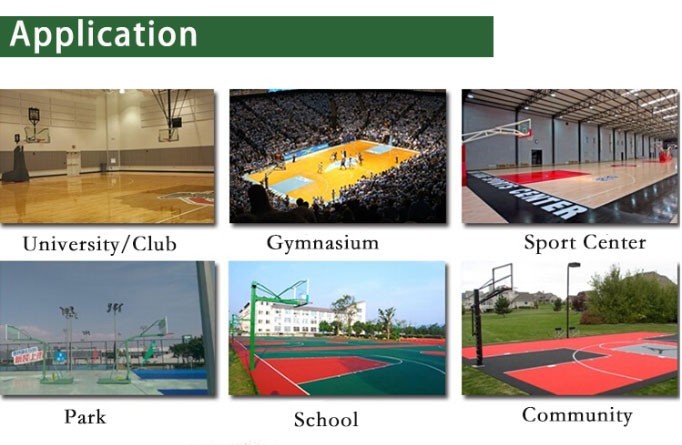 Professional Portable Basketball System With Adjustable Mounting Pole