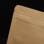 food grade kraft paper bag Kraft standing zipper bag zipper kraft bag