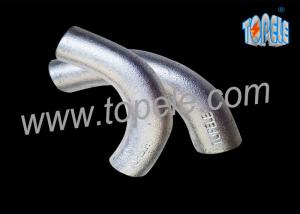 Quality BS4568 Galvanized Steel Pipe Malleable Iron Channel Intersection Elbow 20mm / 25mm wholesale