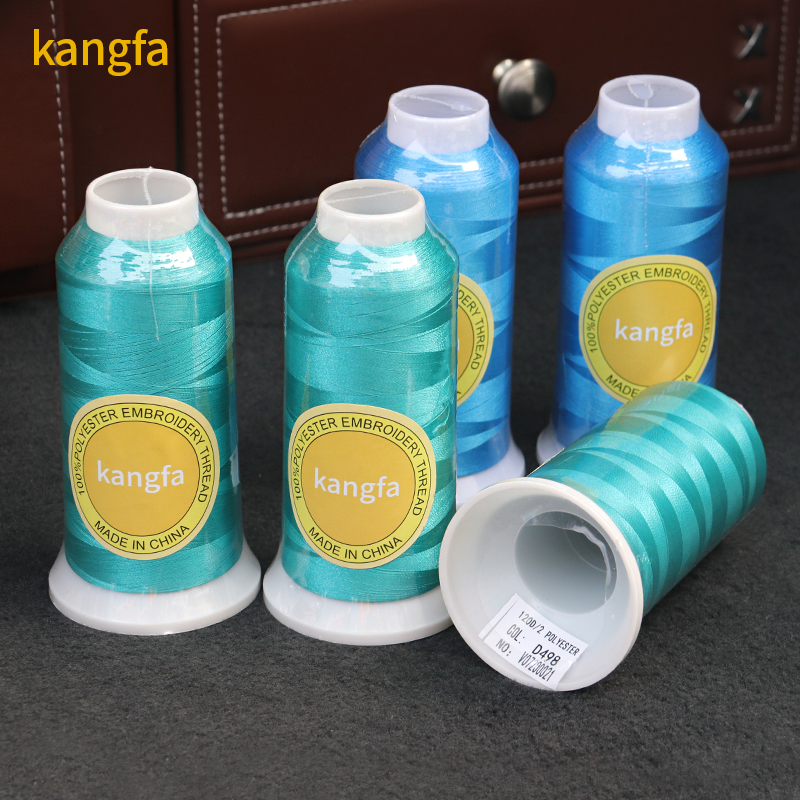 125G 4000 Yard 120d/2 100% Polyester Embroidery Thread for Computerized Sewing Machine