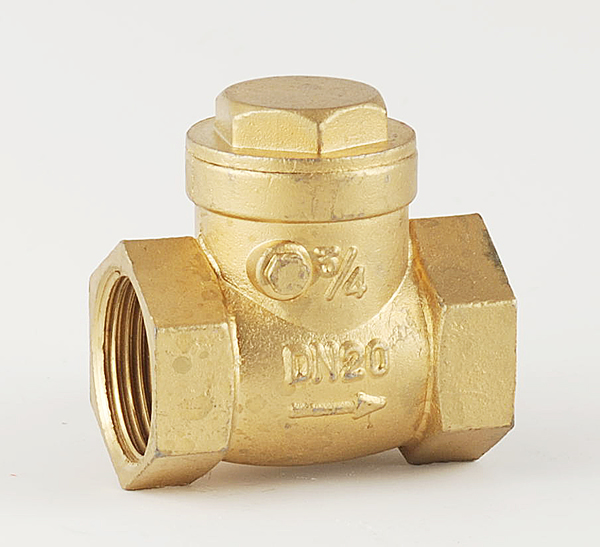 Female Threaded Manual Brass Swing Check Valve 3 Inch Swing Check Valve
