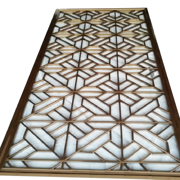 Customized Chinese style decorative metal screen panels room divider screen
