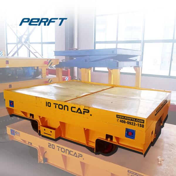 Cable Drum Power Electric Steel 30ton Coil Transfer Trolley In Railway