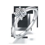 Unique S925 East West Setting Emerald Cut Moissanite Wedding Engagement Ring