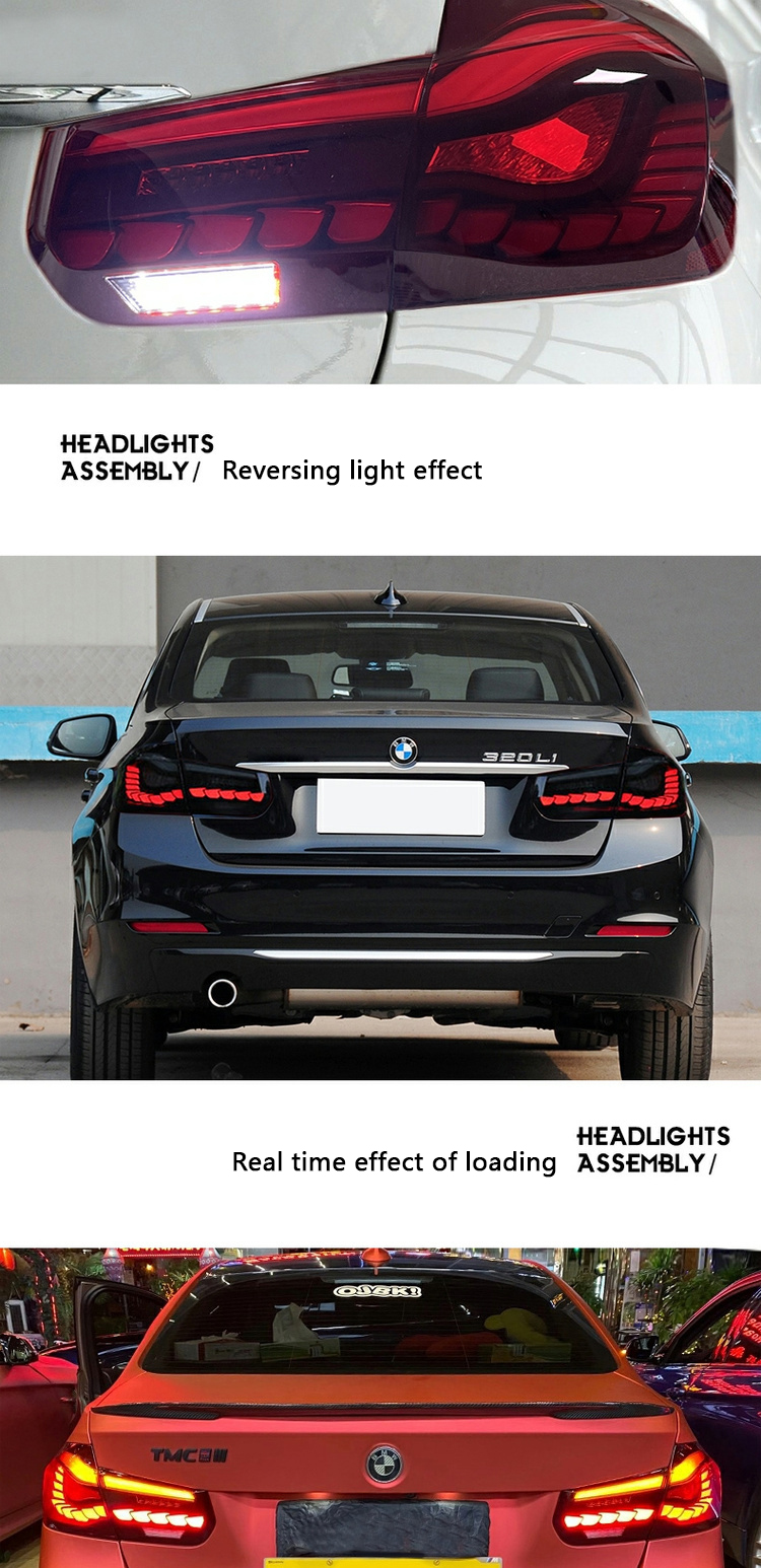 Transform Your BMW 3-Series F30 With Dragon Scale LED Taillights Plug And Play Design
