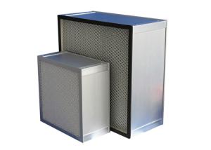 Quality Medium Efficiency 0.5um Deep Pleat Air Filter 610*610*292 Flange Type wholesale