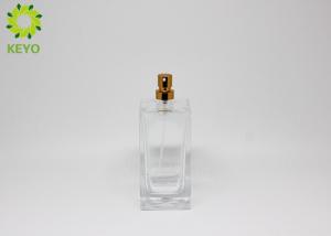 Quality Transparent Glass Perfume Spray Bottles 100ml ISO GSG TUV Certificated wholesale