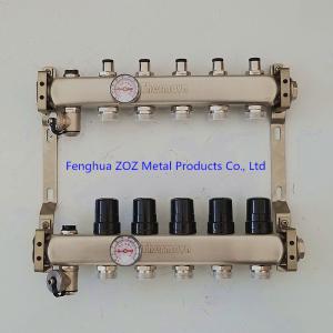 Quality Stainless Steel Hydronic Pex Radiant Heating Manifolds wholesale