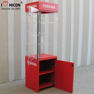 Quality Floor Standing Led Lighted Acrylic Display Case For Electronic Products Advertising wholesale