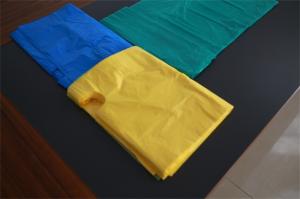 Quality Eco - Friendly Food Industry Blue White Ldpe Apron , Hdpe Apron On Block Pacakge wholesale