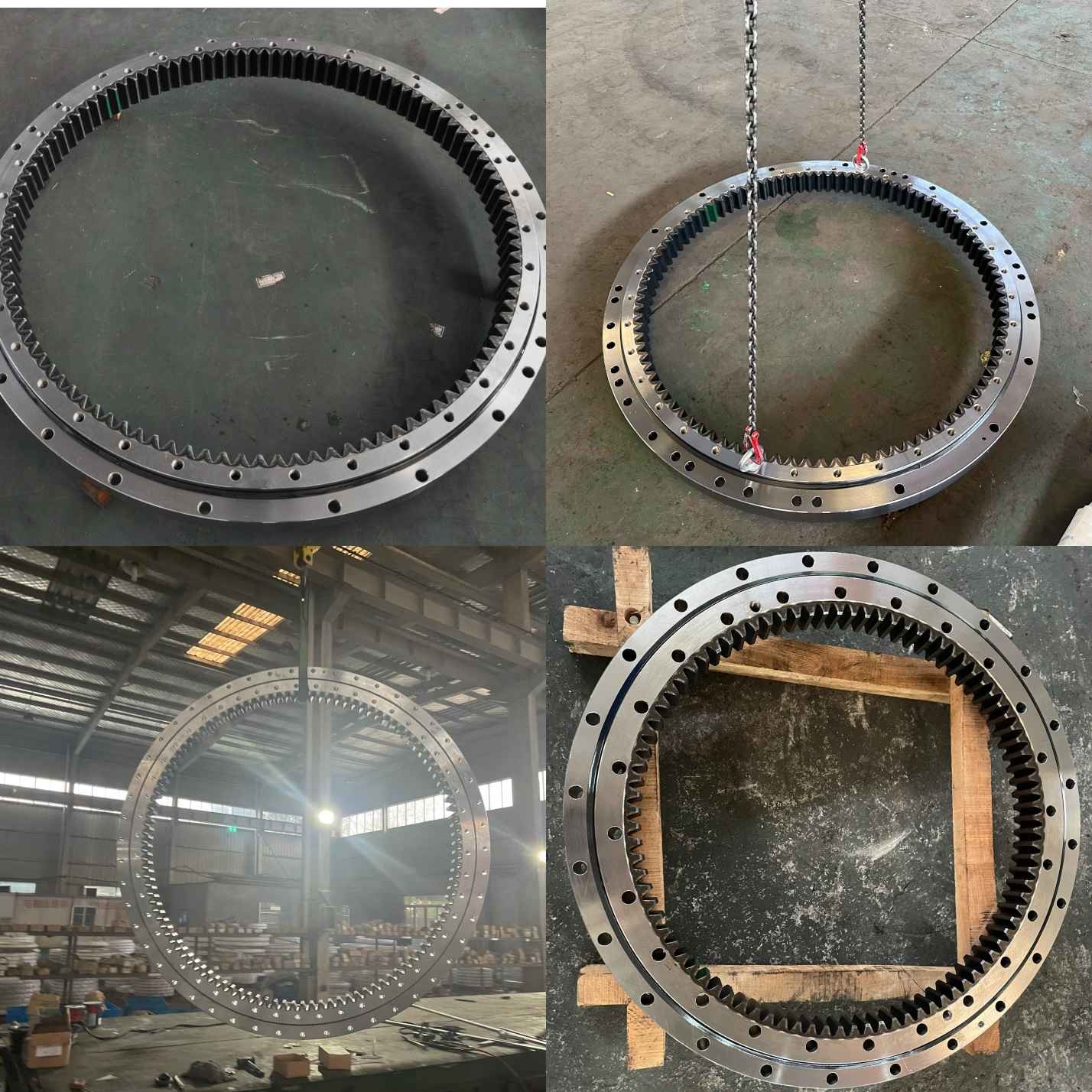 Custom Turntable R914 R926 Excavator Slewing Bearing 968988401 10813543
