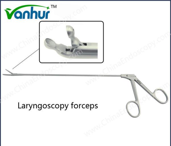 OEM Acceptance 45° Upward Stainless Steel 230mm Laryngoscopy Forceps with
