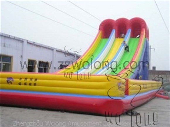 Outdoor PVC simple inflatable slide