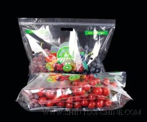Quality Supermarket Plastic Clear Fruit And Vegetable Packaging Pp Pe Grapes Fresh Fruit Packaging wholesale