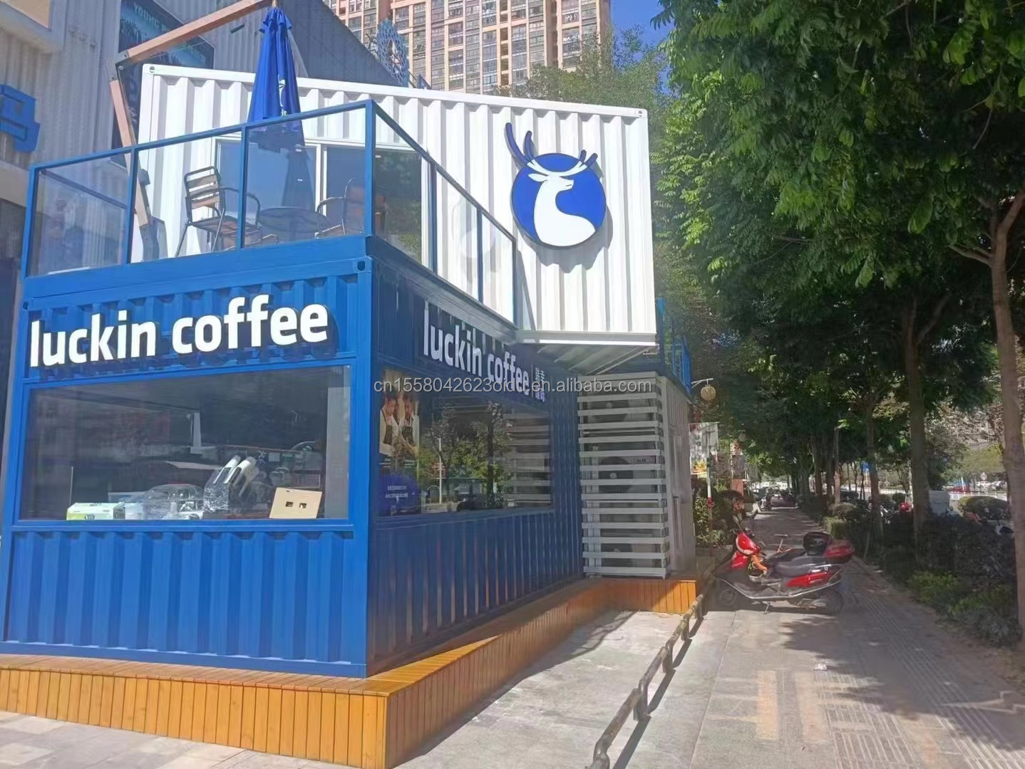 10ft 20ft Steel Shipping Container Prefabricated House Shop Bar Workshop Home Bedroom Hotel 40ft Size with Sandwich Panel