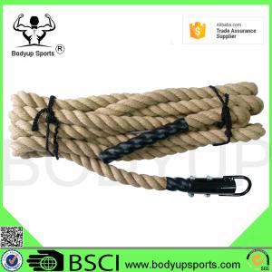 Quality Outdoor / Indoor Gym Climbing Rope Sisal Material For Bodybuilding Climbing wholesale