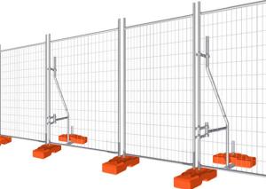 Quality Public Safety Pvc Coated 2.1x2.4m Temp Construction Fence wholesale