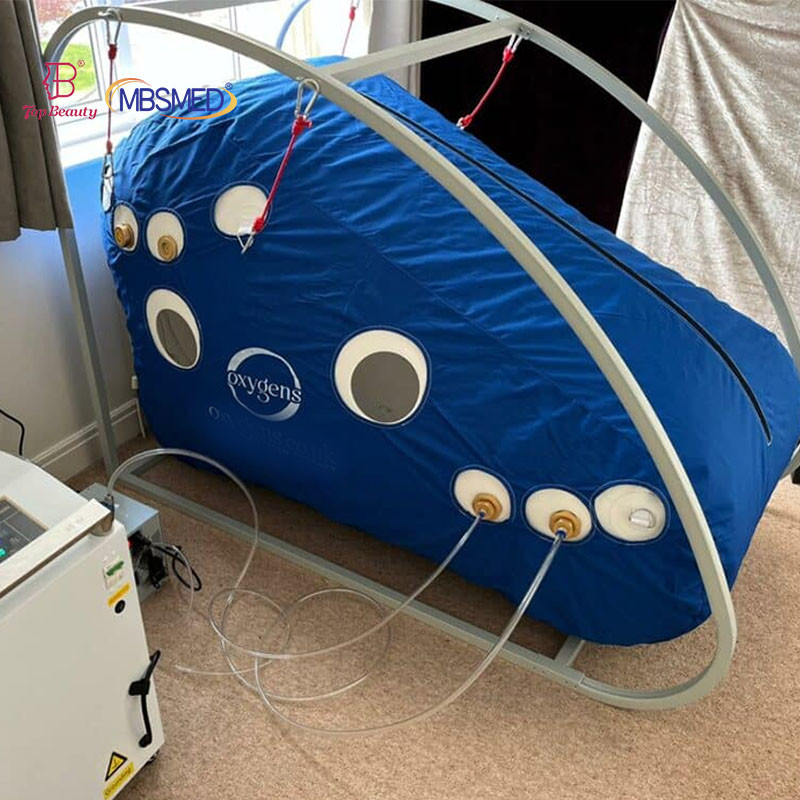 To US Home Portable Hbot 1.3ATA 1.5 ATA 2.0 ATA Hyperbaric-Oxygen-Chamber 1.5ATA Soft Lying Hyperbaric Oxygen Therapy Chamber