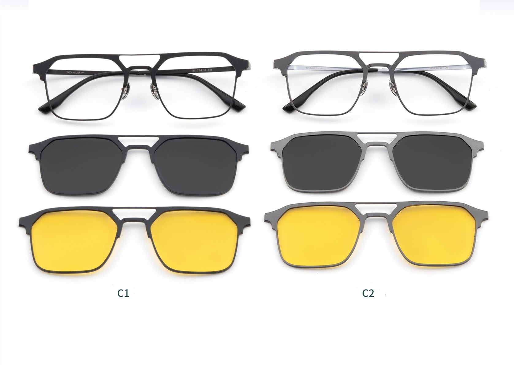 Goggles Triple Purpose Glasses Pultitanium Aluminum Magnetic Glasses