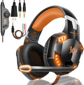 Computer DC5V 2.2kohm G2000 Stereo Gaming Headphone
