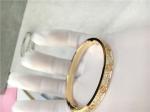 Diamond High End Custom Jewelry Love Bracelet 18K Yellow Gold