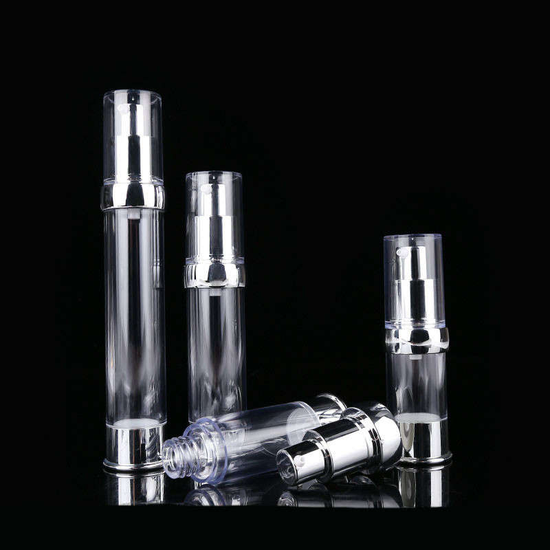 Round Plastic Acrylic Luxury Cosmetic Cream Lotion Pump Bottle 50ml