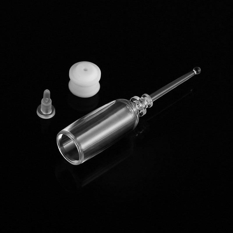 Transparent 2 Ml Serum Vials , Airless Cosmetic Serum Bottles Screen Printing
