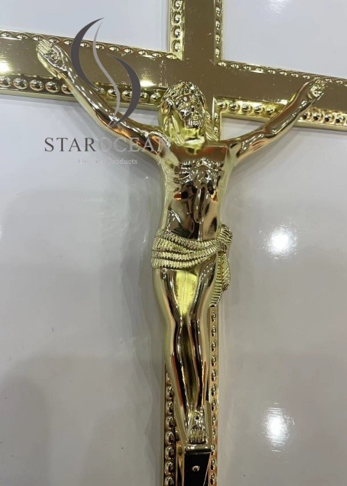 Multi-Color European-Style High-Strength Funeral Hardware Cross Durable ZJ-03