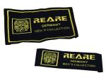 Custom Embroidered Plain Clothing Woven Labels, Name Label For Bags, Shoes, Hats