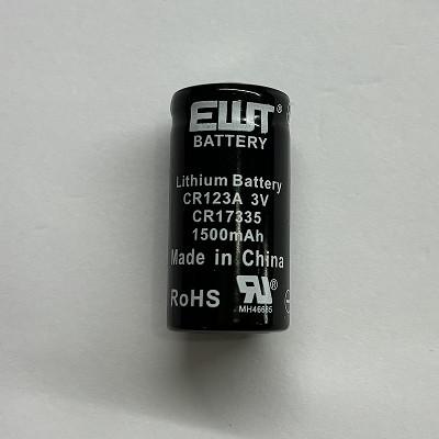 High End Voltage 2.0V CR123A 3.0V 1500MAH Li/manganese Dioxide Battery For