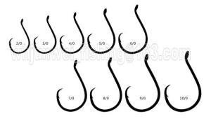 Quality 8028# SSW UP EYE CIRCLE FISHING HOOK wholesale