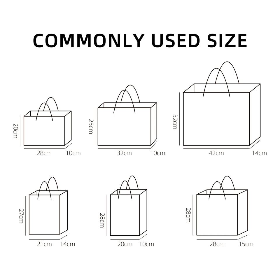 CMYK 4 Color Offset Printing Paper Box Bag for Cartoon Cute Animal Gift Shopping