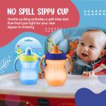 240ml Drop Resistant Silicone Infant Training Cup Water Bottles Breast Milk Cup
