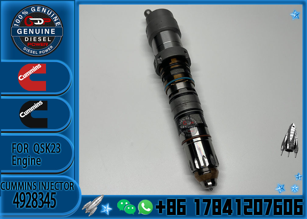 Excavator parts QSK19 common rail diesel fuel injector assembly 4928345