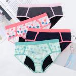 Cotton Spandex Period Panties Underwear Plain Dyed MidRise Maternity Period