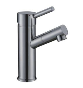 Quality Commercial 0.3um Single Hole Bathroom Sink Faucet Brass Deck Mounted wholesale