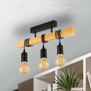 Quality Creative Wood Chandelier Retro Industrial Style Solid Wood Primary Color Restaurant Lamp(WH-VP-213) wholesale