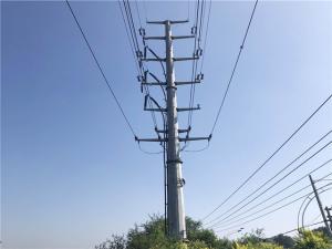 Quality Q235 12M Hot-dip Galvanized Steel Pole For Electric Power Line wholesale