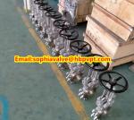 JIS 10K cast steel knife gate valve factory from Xingtai