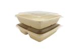 100% Biodegradable Sugarcane Bagasse Takeaway Food Container Disposable
