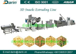 Quality Automatic Panipuri / Golgappa Fryum 3d Snack Extruder Machine processing line wholesale