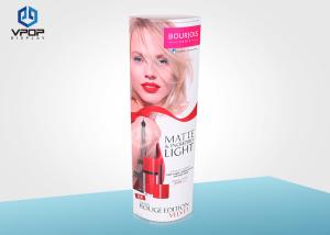 Quality Lipstick Advertising Cardboard Display LAMA Screen Printing For Cosmetic Store wholesale