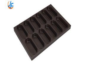 Quality RK Bakeware China- Oval Shape Cupcake Muffin Tray For Industrial Cake Factory wholesale