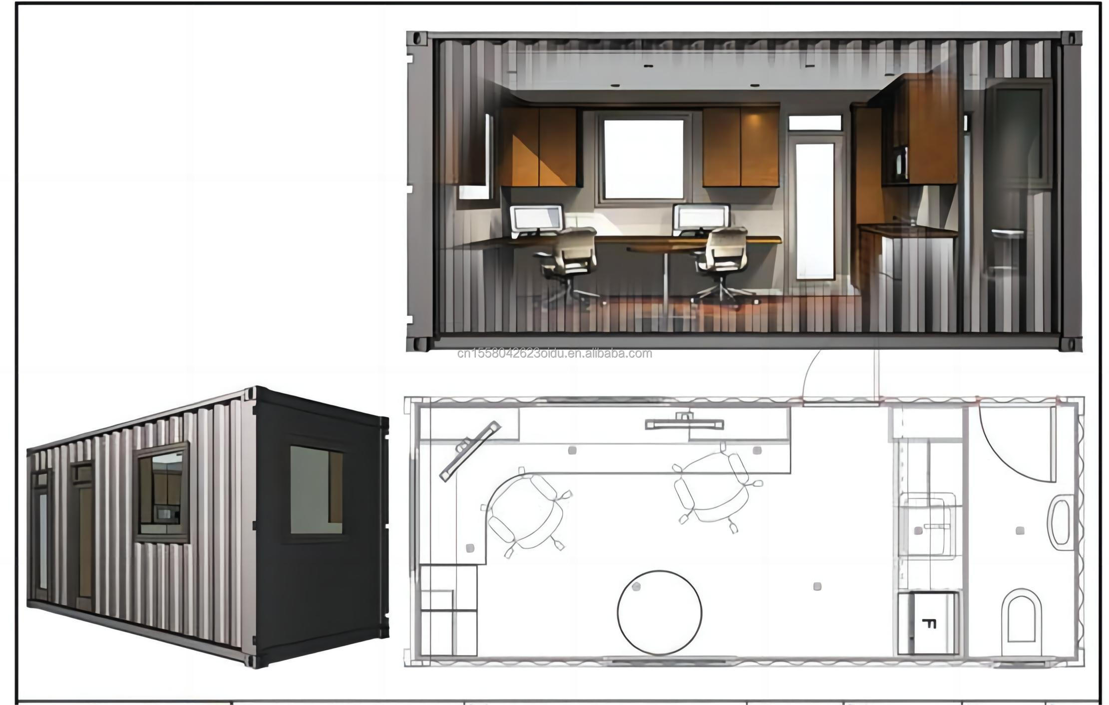 Galvanized Steel Square Tubes The Foundation of the Fine Modern Style Bedroom Loft House Container Prefab Beach Hotel Villa