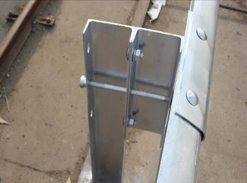 Hot Dipped Galvanized Steel Highway Guardrail H Spacer with ISO9001 2000 Certification