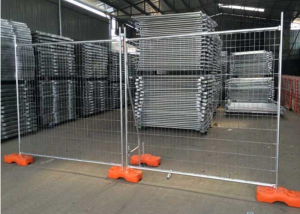 Cheap OHSAS Temporary Security Fence 2100mmx2400mm Hot Dipped Galvanized Fencing for sale