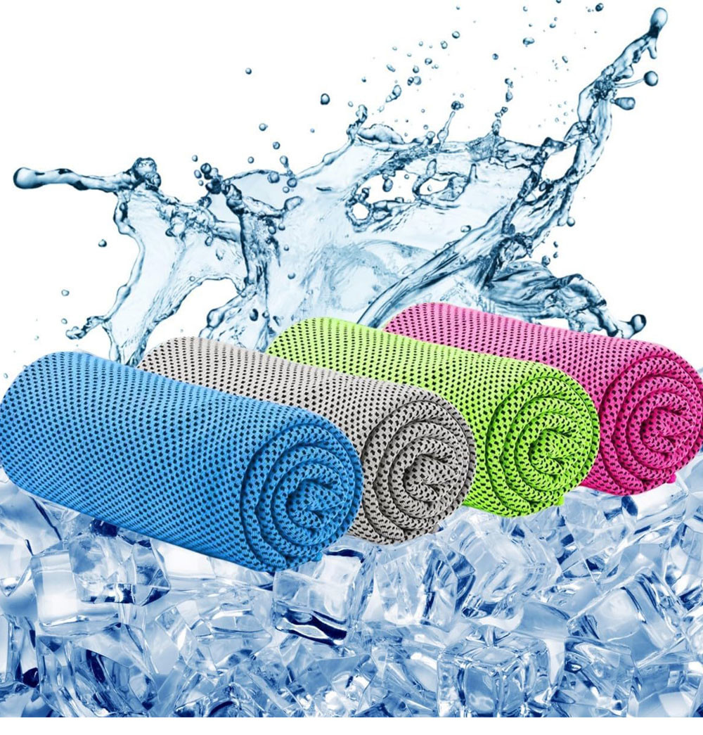 Reusable Cooling Microfiber Towel 160gsm For Long Lasting Refreshment